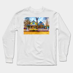 Victorian Gingerbread Cottages 1 Long Sleeve T-Shirt